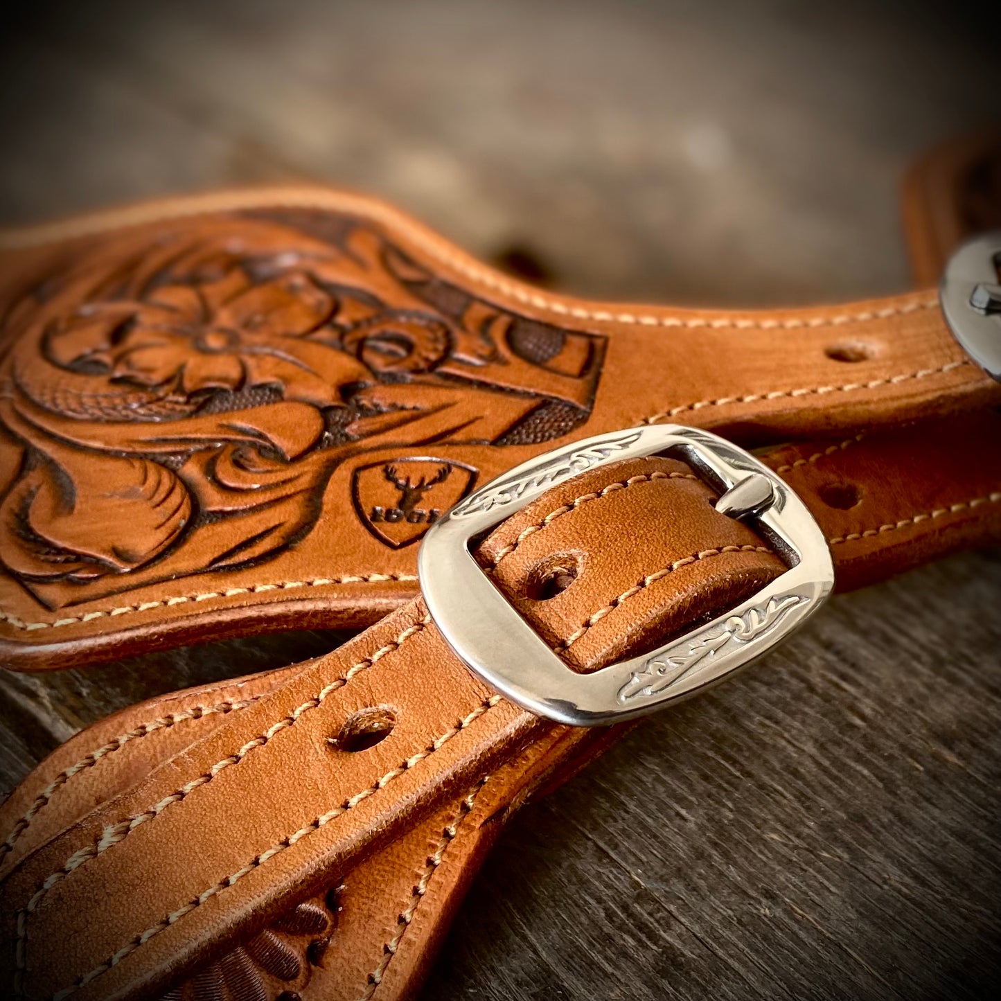 Handmade Leather Spur Straps - Durable Equestrian Riding Gear